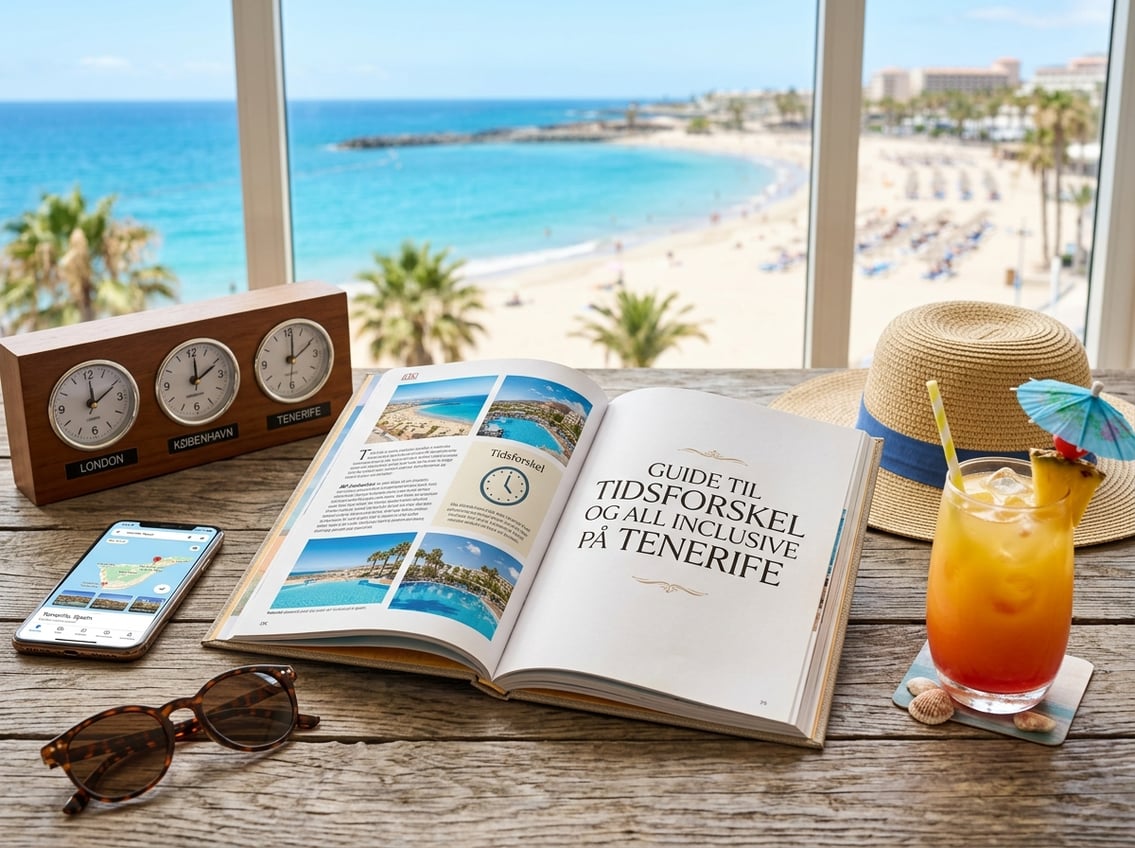 Guide til tidsforskel og all inclusive på Tenerife